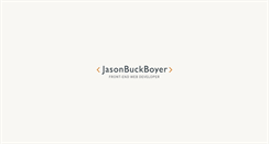 Desktop Screenshot of jasonbuckboyer.com