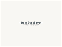 Tablet Screenshot of jasonbuckboyer.com